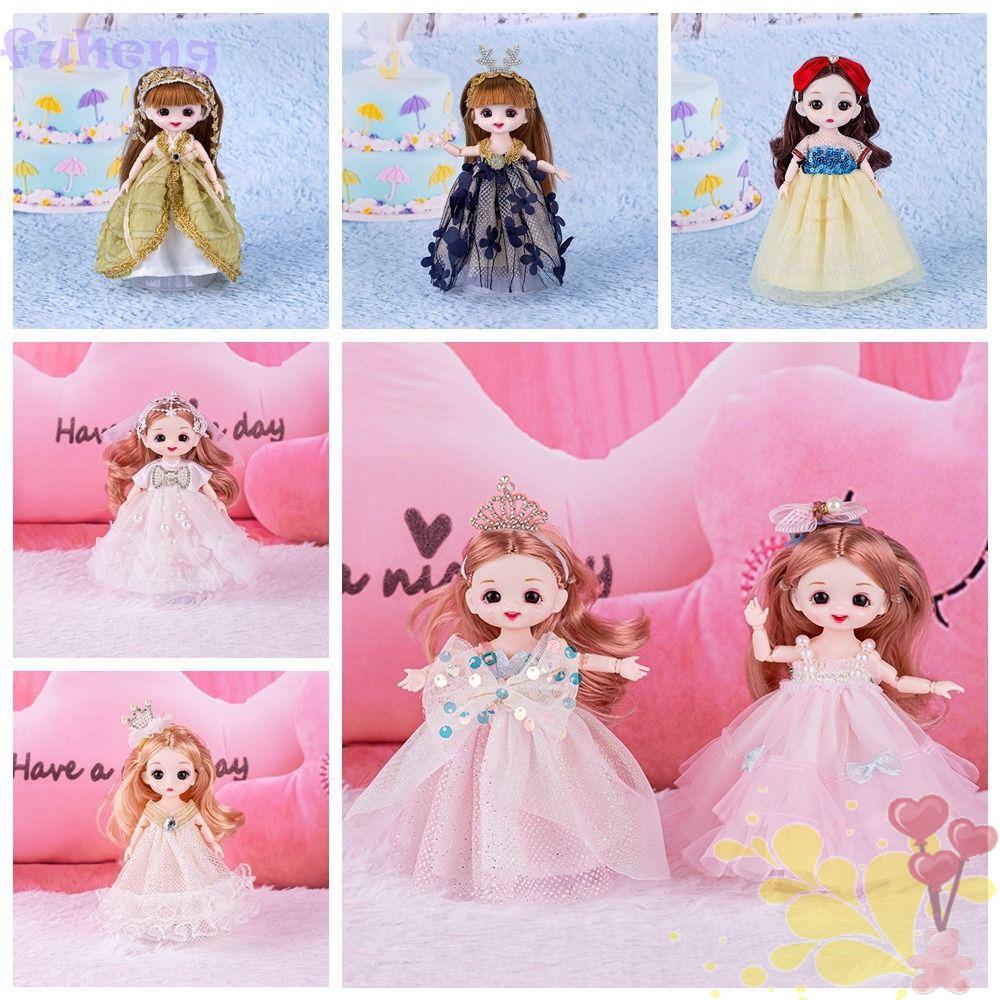 Hot! 1 conjunto kawaii roupas para bonecas 16-17cm ob11 boneca roupas  vestido conjunto 1/8 bonecas acessórios crianças meninas diy brinquedo -  AliExpress