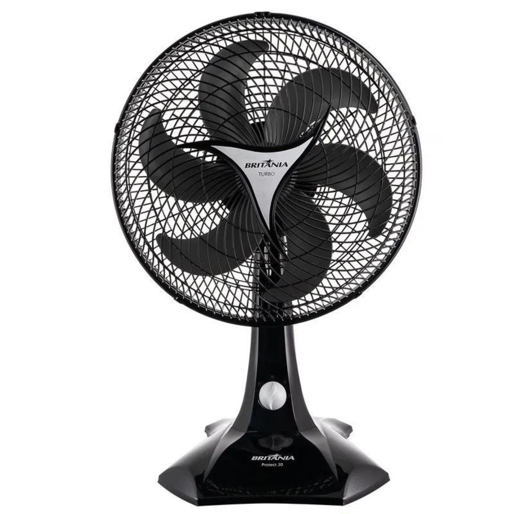 Ventilador De Mesa Protect 30 Six c/6 pás 60W Britânia