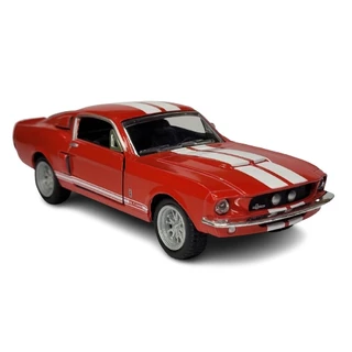 Miniatura Carrinho de ferro Miniatura 1967 Shelby carrinho de metal esportivo abre as portas