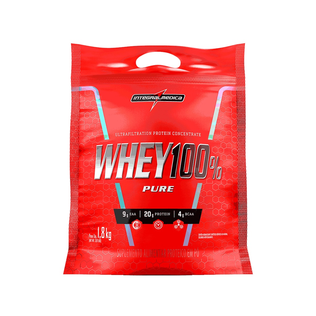 Whey 100% Pure Refil 1,8kg – Integralmedica