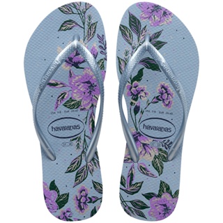 Chinelo Havaianas Slim Organic Azul Ashley