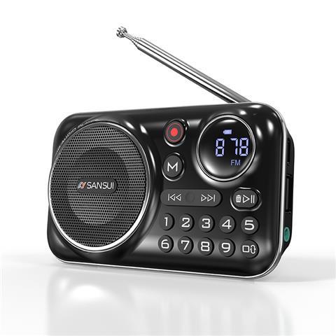 SANSUI F21 Altifalantes Bluetooth Mini Rádio FM Portátil Sem Fio