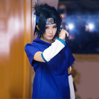 Conjunto completo de fantasia de cosplay de uchiha sasuke, anime, desenho  animado, shippuden, roupas de terceira geração, festa de halloween –  comprar