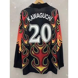 1998 Japão Alta Qualidade T-shirt Personalizado Para Casa Retro Futebol Jersey KAWAGUCHI FRCA