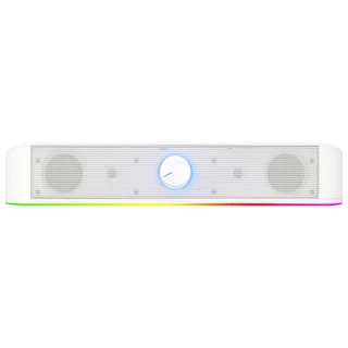 CAIXA DE SOM REDRAGON SOUNDBAR GAMER ADIEMUS GS560W - BRANCA