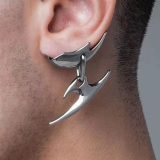Cyberpunk Fashion No Piercing Earring Clip Para Brincos Homens Estilo Mecânico Feminino De Hip-hop Personalizados Jóias