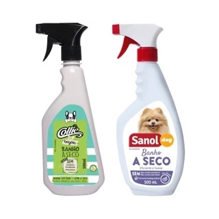 Banho A Seco Caes Veterinario Sanol Dog Collie 500Ml