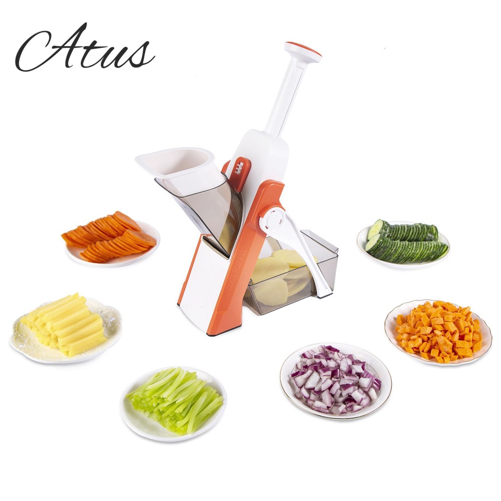 Ralador Fatiador Cortador de Legumes Frutas Multifuncional BRAVA SPRING SLICER