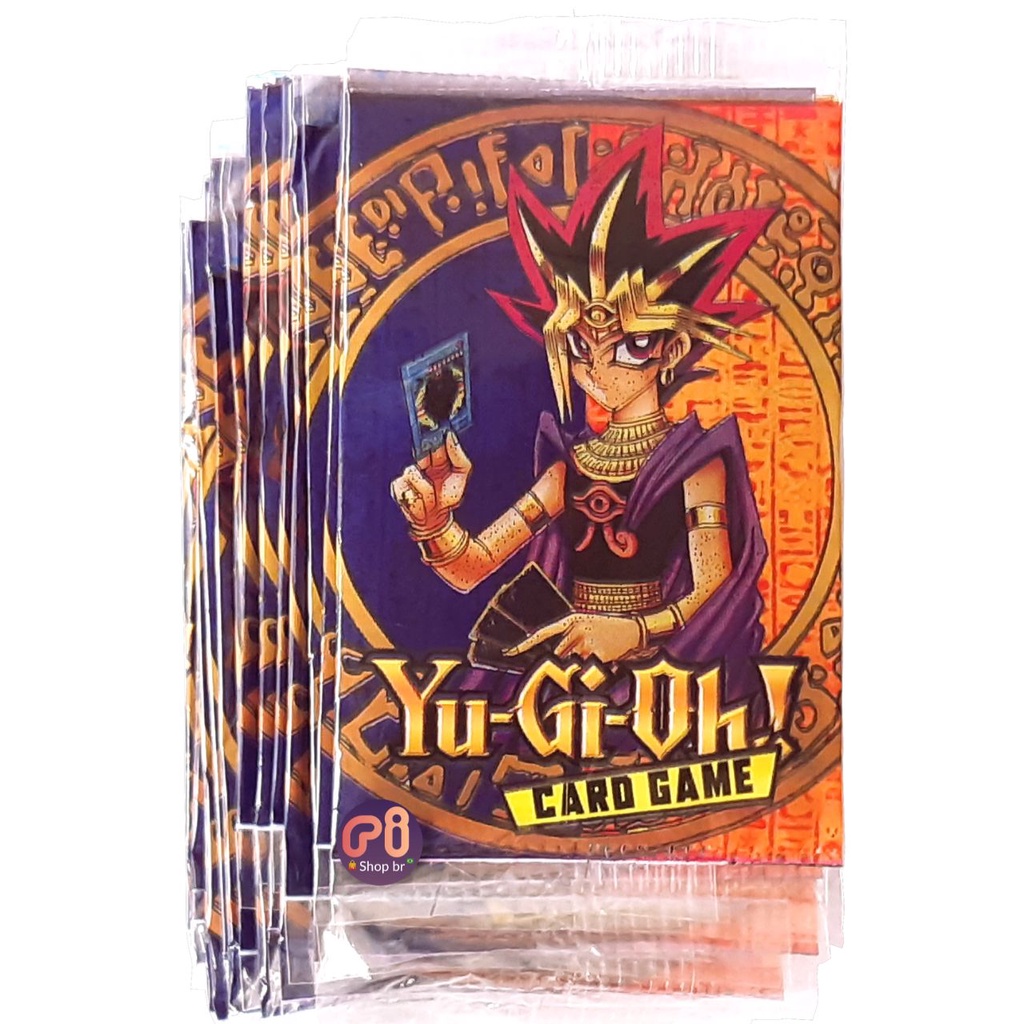 Kit Com 200 Cards Yu-Gi-Oh! (50 Pacotinhos com 4 cartinhas)