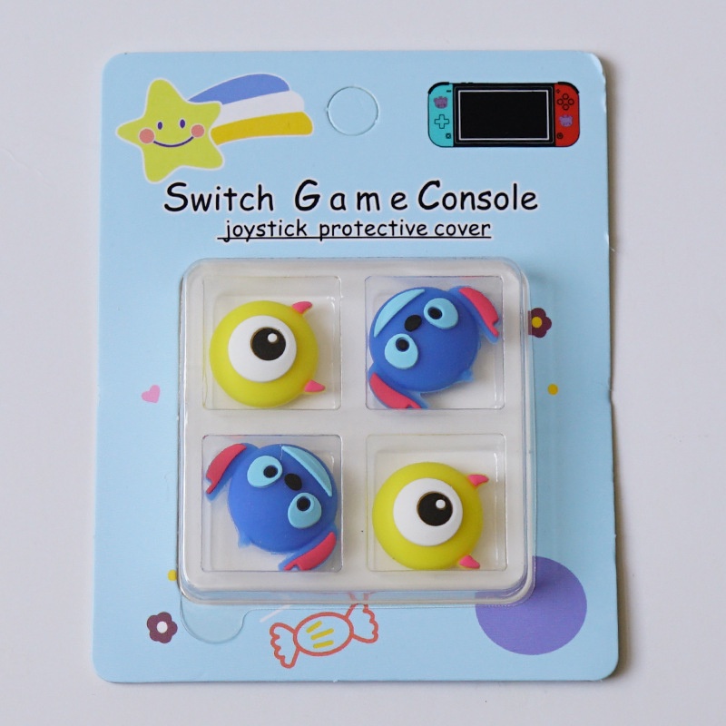 GeekShare Nintendo Switch Thumb Grip Caps Cute Cross D-Pad Button