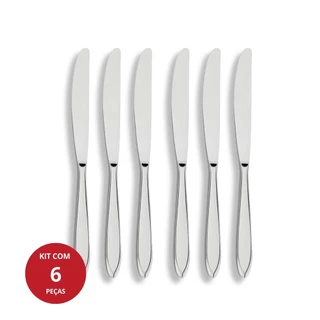 Kit 06 Facas De Mesa Laguna Original - Tramontina (63906/030)