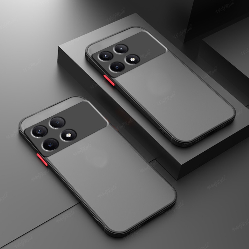 Para A Xiaomi Poco X6 Pro Case 5G Capa À Prova De Choque Lente De Proteção Do Pára-Traseiro Telefone