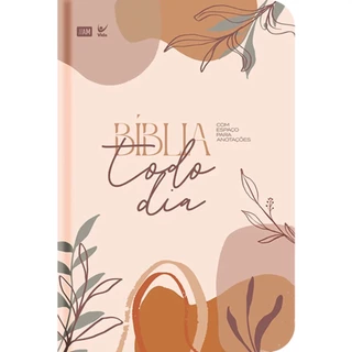 Bíblia Todo Dia com Espaço para Anotações | AM | Capa Dura Floral - Editora Vida em Oferta na Shopee