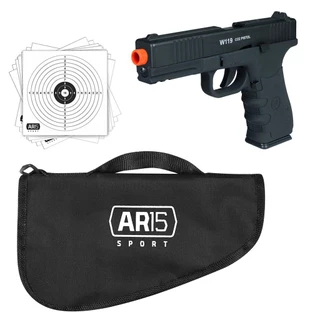 PISTOLA DE PRESSÃO CO2 WINGUN ROSSI W119 SLIDE METAL 4.5MM + TÁTICO 01