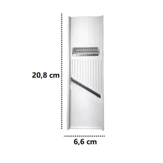 Cortador Descascador Cortadores Fatiador Fatidores Ralador Rala Legumes Frutas 20,8X6,6cm KEITA Manual Multiuso Multicolorido