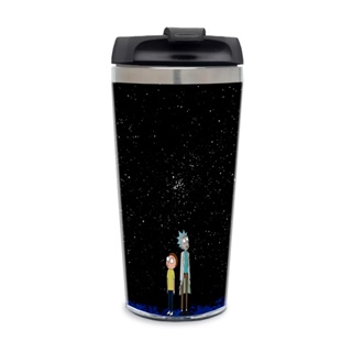 Copo Termico Personalizado Inox Rick and Morty Estrelas 450 ml