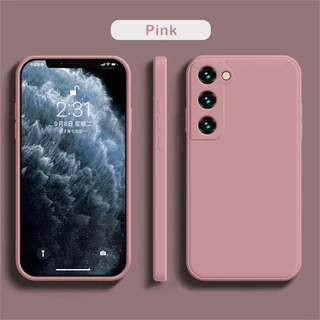 Capa veludo lisa silicone camera fechado compativel celular series samsung A20 A30 A21S A22 A20S A24 A31 A32 A33 A50S A30S 4G 5G