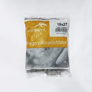 PREGO C/CABEÇA 18X27MM 1KG ARCELORMITTAL