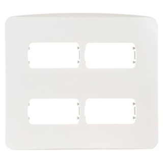 Placa 4X4 4 Postos Com Suporte Miluz Schneider