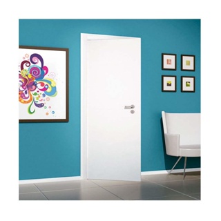 Kit porta 210x72cm E com batente, dobradiça e fechadura primer Vert