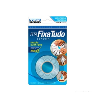 Fita dupla face espuma 19mmx1,5m Tekbond