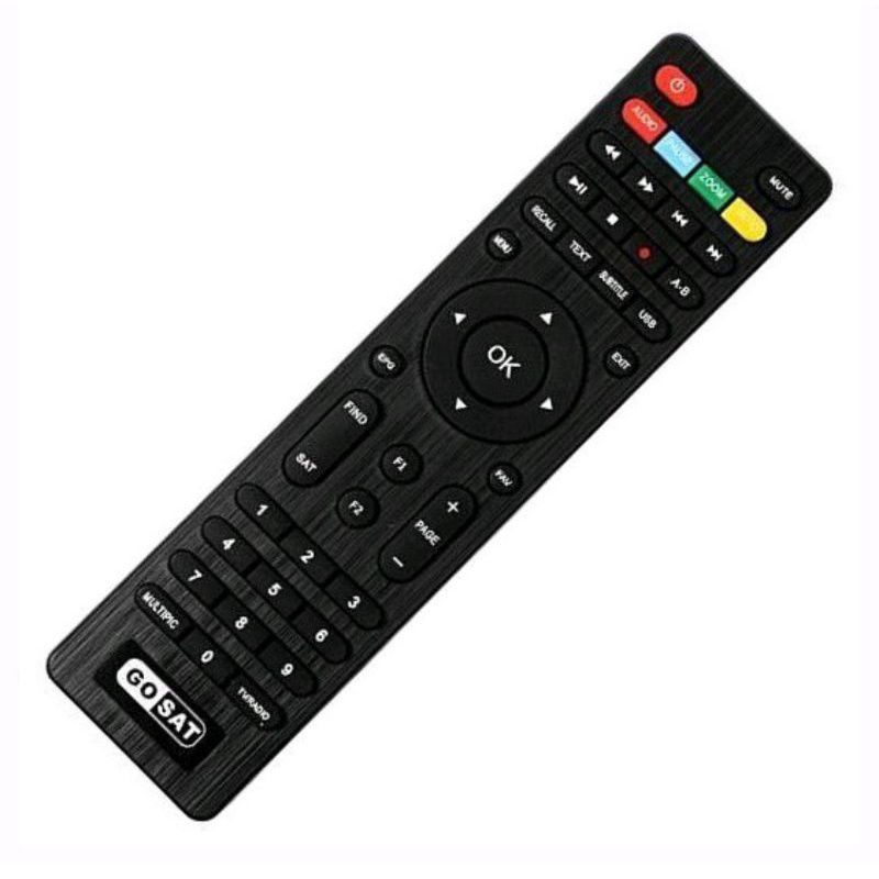 Controle remoto receptor Go Sat LE 7100 - Gosat cable + / plus / pro / cs+ + 2 pilhass