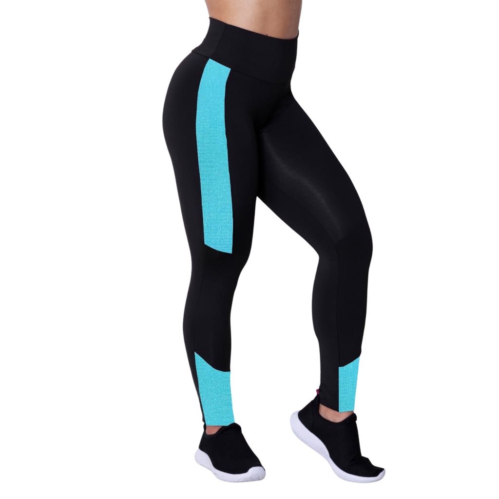 Calça Legging Leg Fitness Moda Academia Suplex Ginástica Fearless Barata  Cores - Cinza