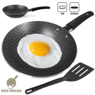 Jogo 2 Frigideira de Ovo Pequena Gourmet 14cm Antiaderente Teflon