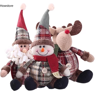 Mesa De Natal Boneca Papai Noel/Boneco De Neve Para Decoração Do Lar /