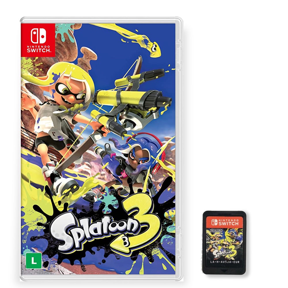 Jogo Splatoon 3 Nintendo Switch Mídia Física