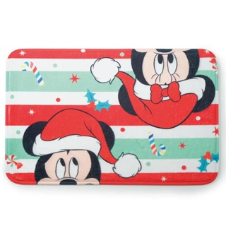 Tapete Antiderrapante Mickey Minnie Natal Listras - Disney