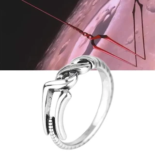 Anime Spear Of Longinus Ring Vintage Unisexo Abertura Ajustável Cosplay Anéis Jóias Acessórios Festa De Presentes