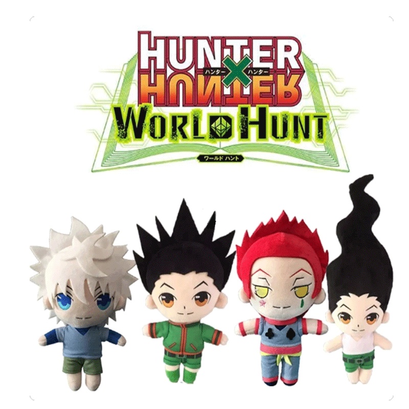 Anime Hunter X Plush Doll Toy Hisoka Killua Zoldyck Gon Almofada De Preenchimento Suave Para O Natal Das Crianças Presente De Aniversário