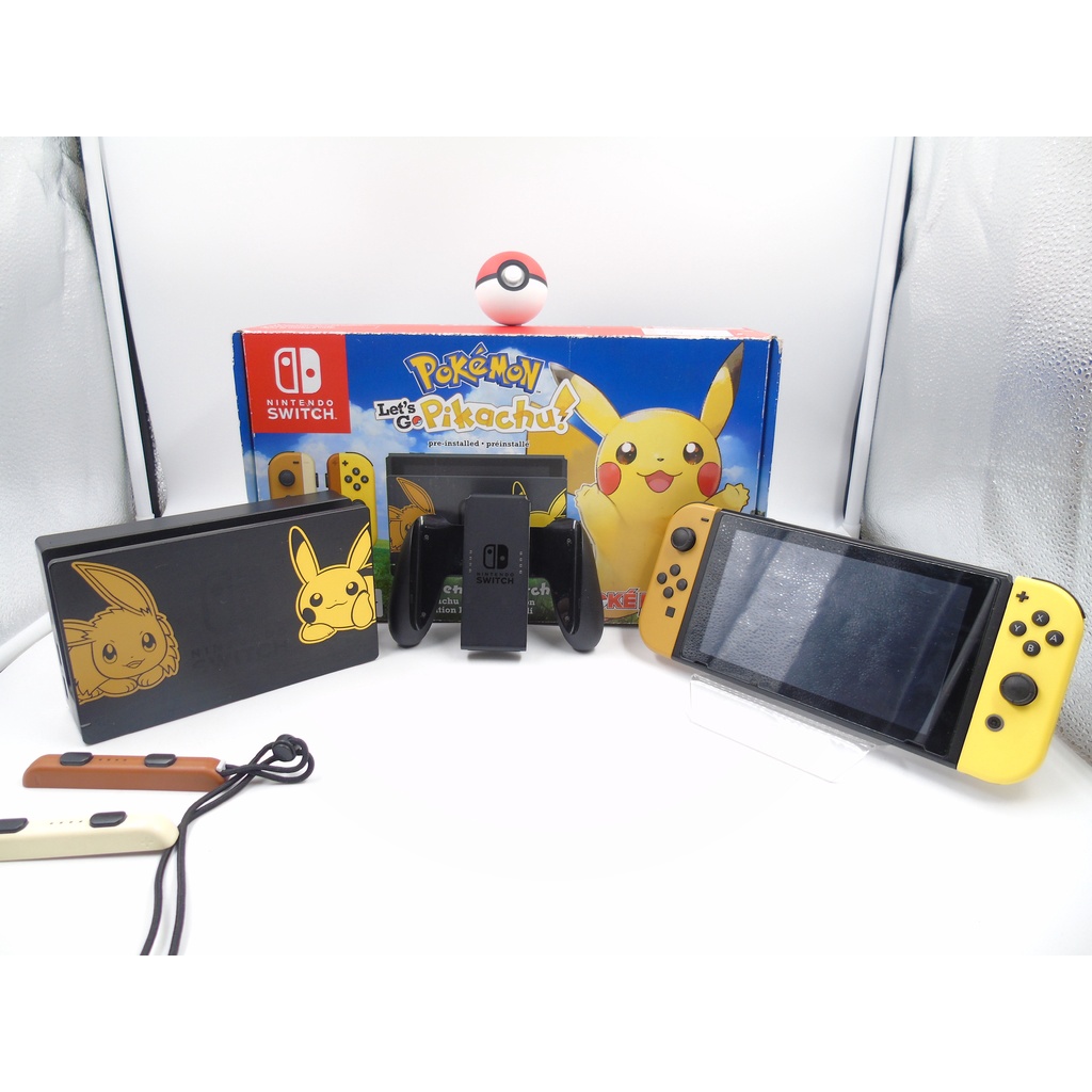 Nintendo switch let's go pikachu limited edition console sales