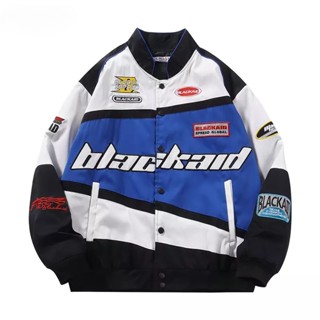 Jaqueta Unisex Baseball Masculina Moda Fato De Corrida Americano