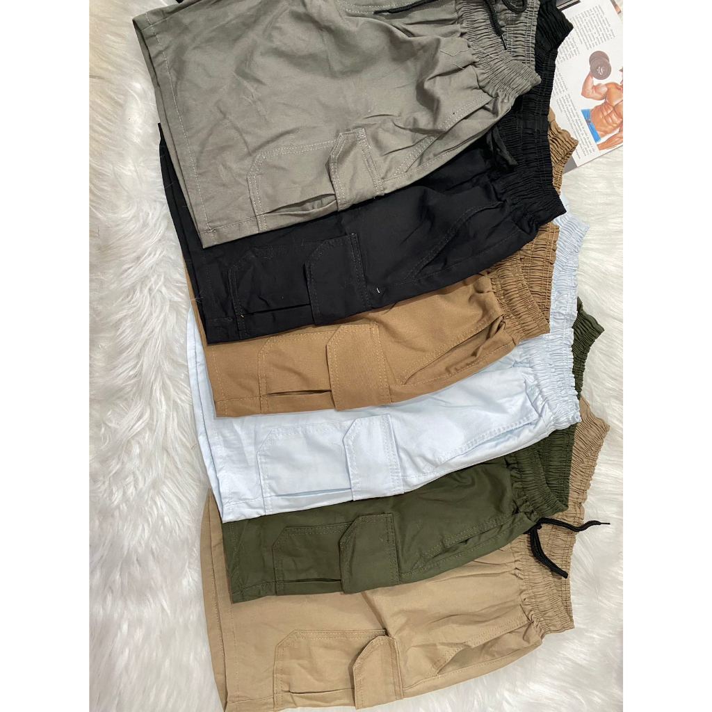 LANÇAMENTO SHORT CARGO BRIM MASCULINO SARJA