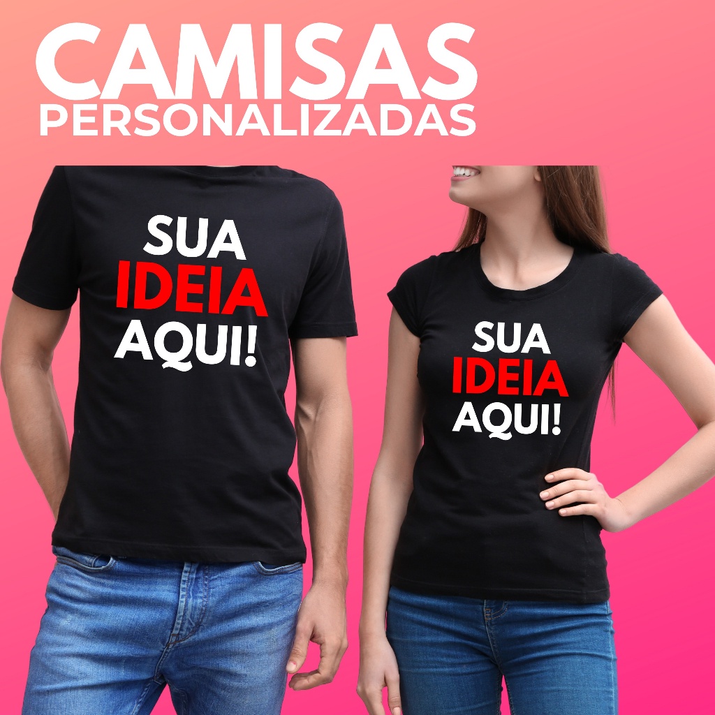 Camisas Personalizadas 100 em Algod o Camisa Camiseta Blusas