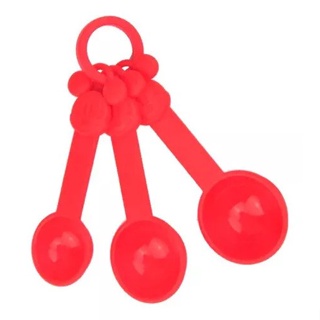 Colher Medidora Plástica Mickey Vermelha Disney