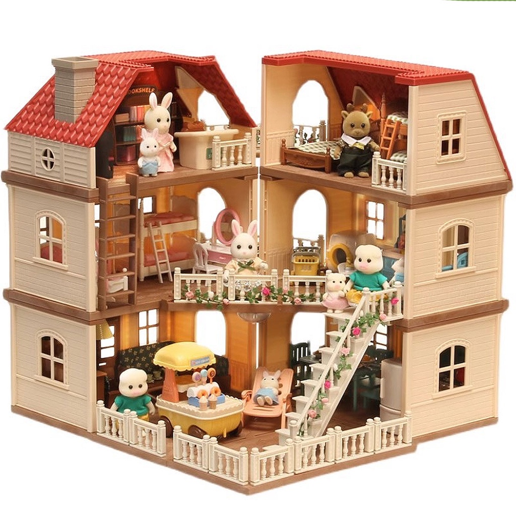 Bonecas Em Miniatura De Animais Florestais Para Meninas, Acessórios De ...
