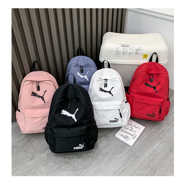 PUMA Estilo Coreano Tendência Grande Capacidade Moda Casual Mochila Esportiva De Casal Para Meninos E Meninas Estudantes Computador