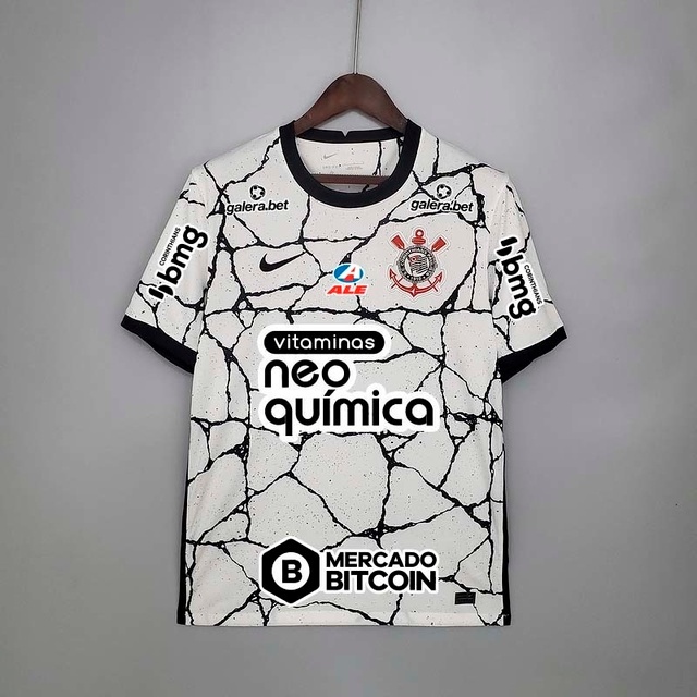 CAMISETAS DO CORINTHIANS CASA - BRANCO RAIO 22/23 PATCH DIVERSOS MODELOS AWAY S/Nº VERSÃO JOGADOR E TORCEDOR MASCULINO PERSONALIZAÇÃO PROMOCIONAL + ENVIO IMEDIATO - BRANCA E PRETO (ENTREGA EM 24HRS)