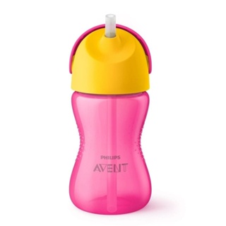 Copo Philips Avent SCF798/02 com Canudo Curvado 300ml Rosa