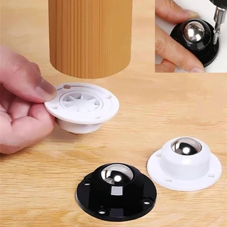 4 Pcs/lot Rodízios Para Móveis Rodas De Aço Com Carga Forte Polia Auto-Adesiva Universal Serviço Pesado 360 ° Rotação