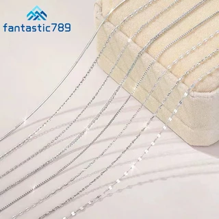 S925 Silver Stylish Sequins Link Chain Minimalist Diversos Colares Minimalistas Para Mulheres Homens Jóias Diárias Com Pescoço Hipoalergênico Acessórios
