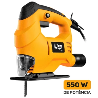 Serra Tico Tico 550w Corte Preciso Rápido Madeira Aço Polímero ESTT 550 Wap