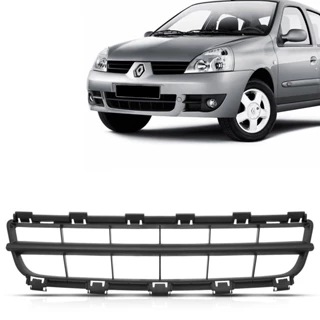 Grade Central Parachoque Dianteiro Clio 2006 2007 2008 2009 2010 2011 2012