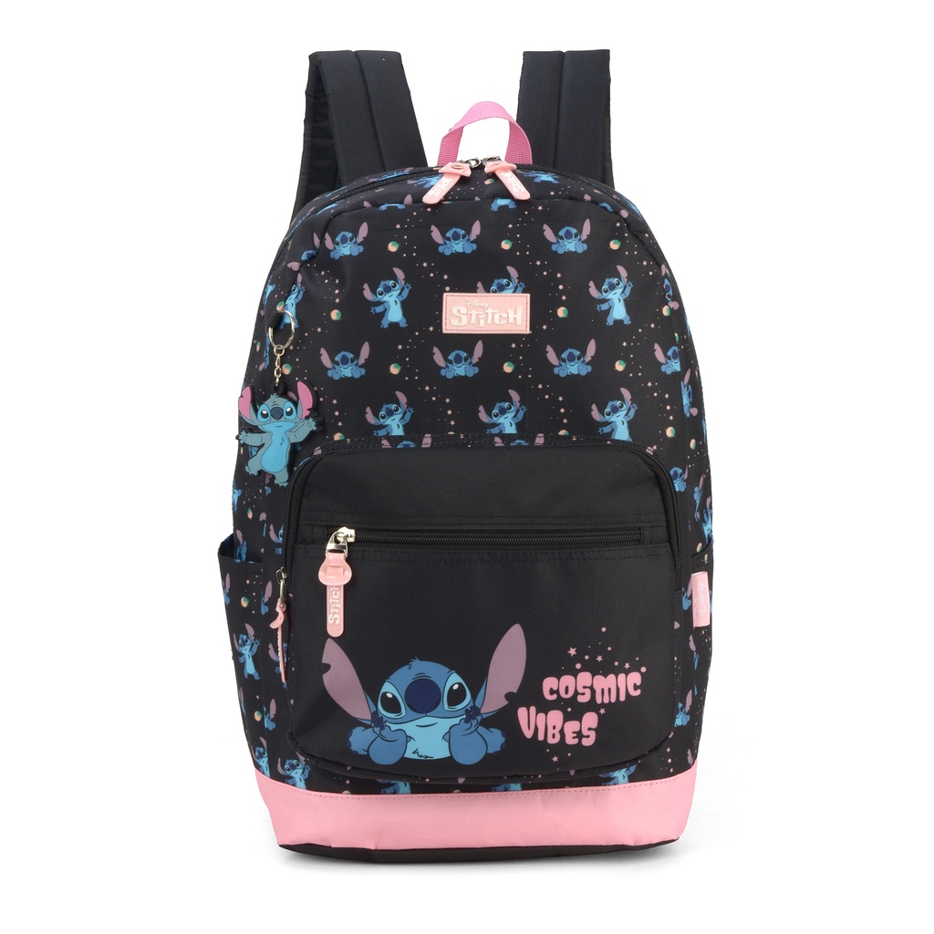 Mochila Costas Escolar Compartimentos Juvenil Stitch MS46975 | Shopee ...