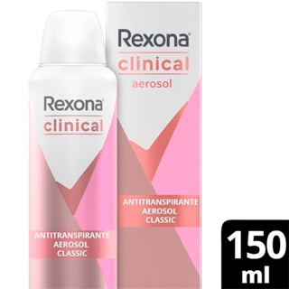 Antitranspirante Rexona Feminino Aerosol Clinical Classic 150ml