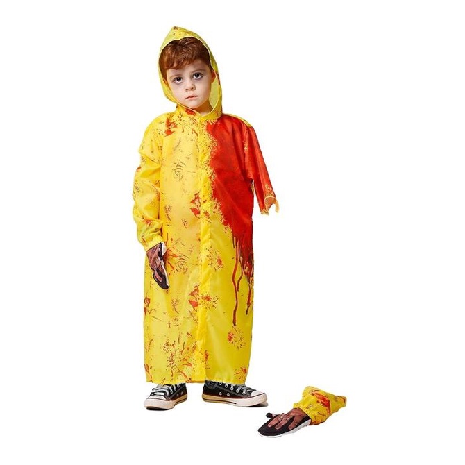 Fantasia It A Coisa Halloween Infantil Menino George Com Capa Amarela ...