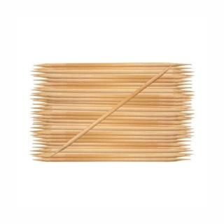 Palito De Unha Santa Clara Bambu Com Duas Pontas com 50un